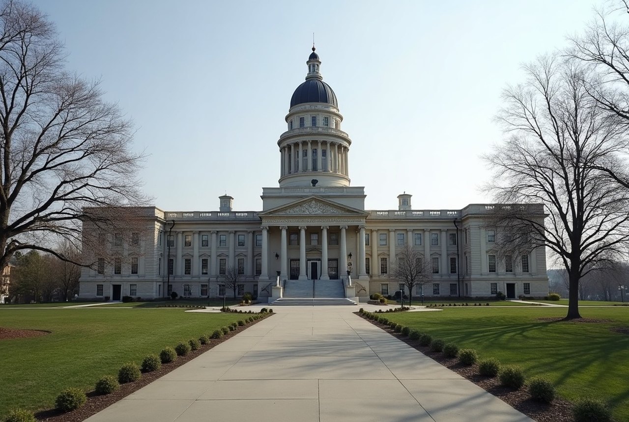 Pennsylvania General Assembly building or Harrisburg capitol exterior