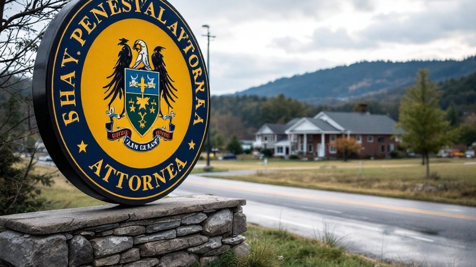 Pennsylvania state seal or attorney general signage